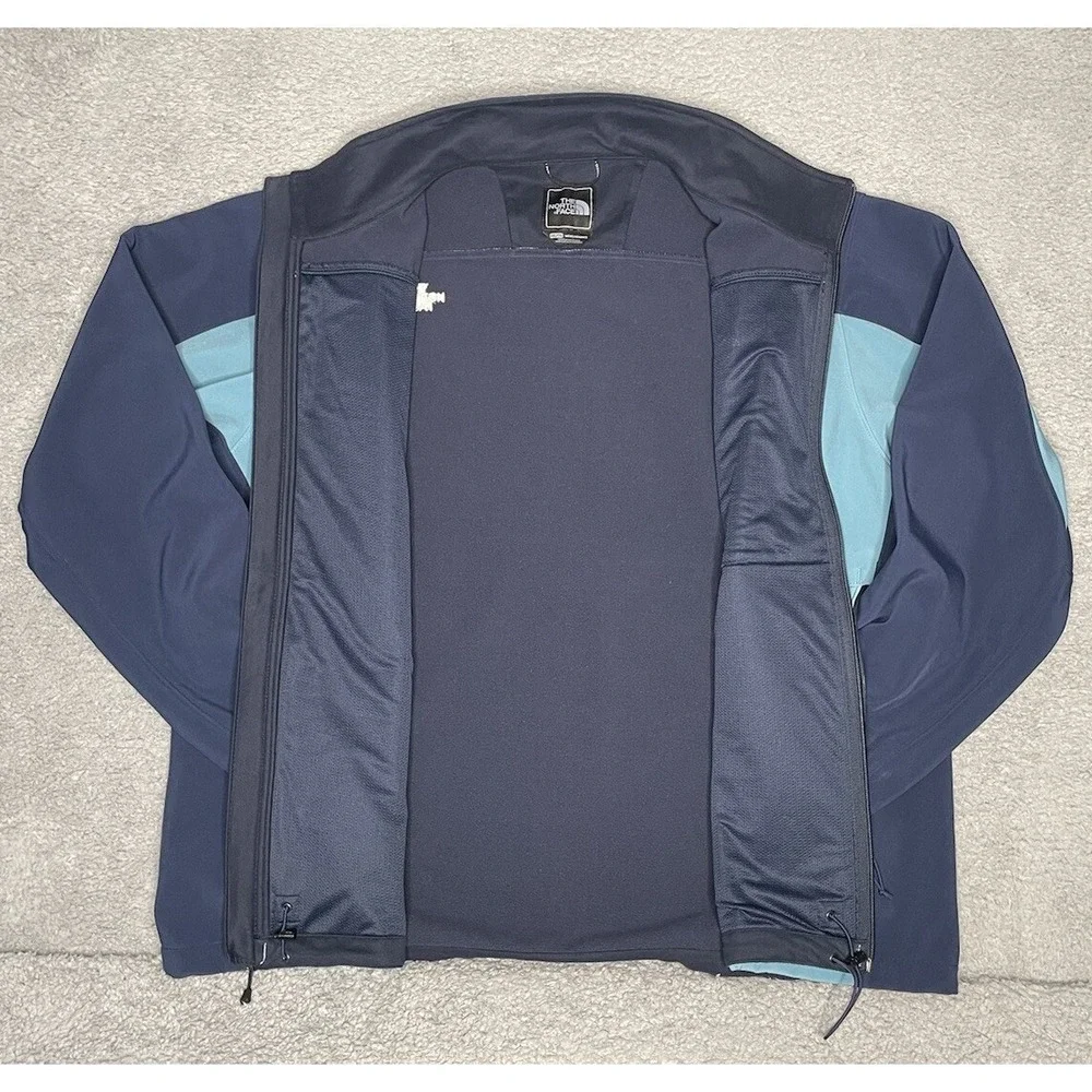 The North Face Apex Bionic Jacket Soft Shell‎ Long Sleeve Storm Blue Mens 2XL